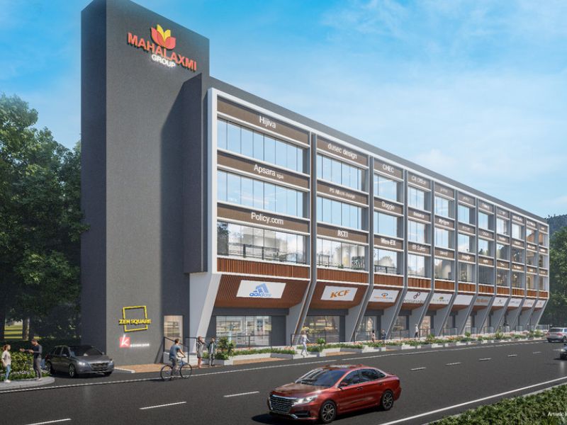 880 sq. ft. Unused Office Space for Rent at Zen Square, Kharadi – Near EON IT Park, Pune